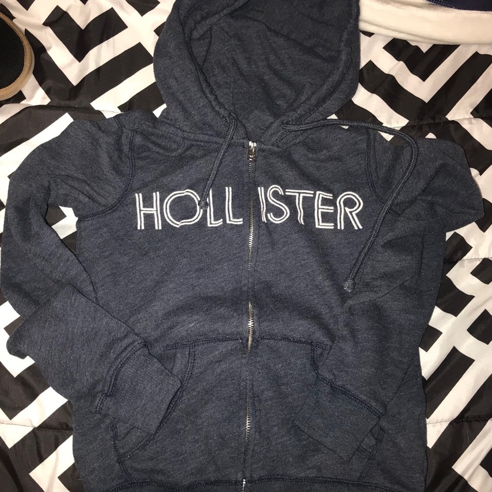 Hollister zip up hoodie